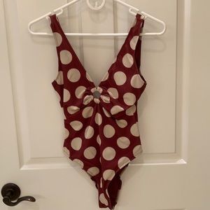 Mango Polka Dot Swimsuit